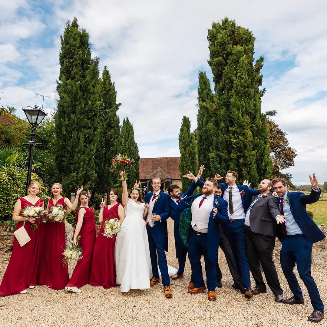 red bridesmaid dresses and groomsmen Ribboned Reverie Bow Detail Dress main image 1