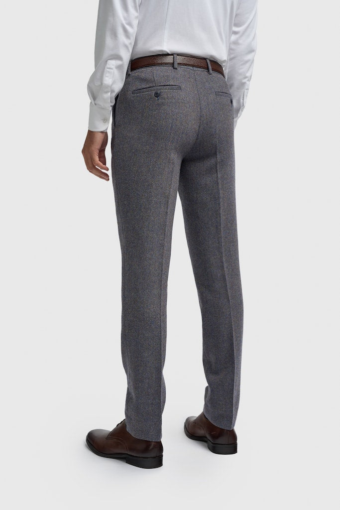 Thomas Grey Herringbone 3 Piece Suit
