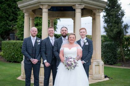Frosted Fig Wedding Tie