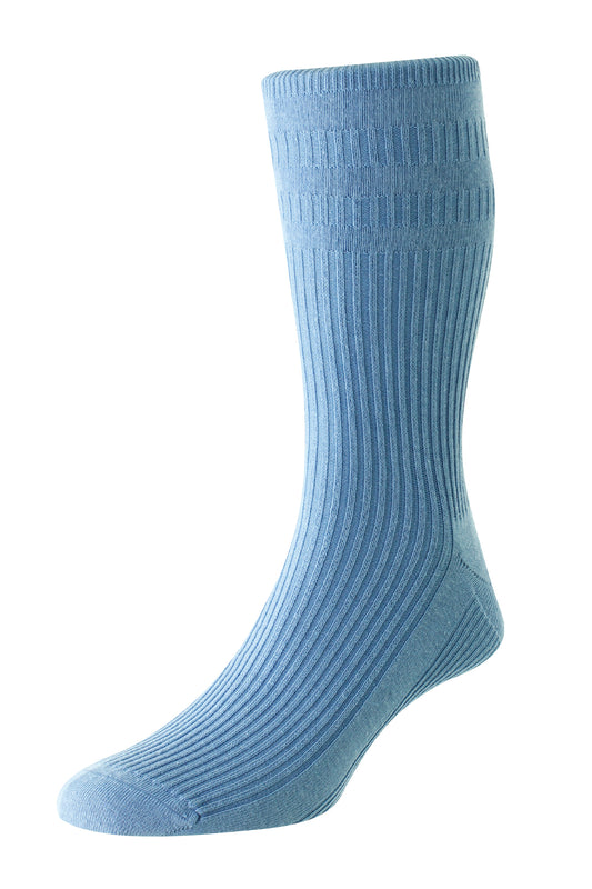 Blue Daisy Wedding Socks
