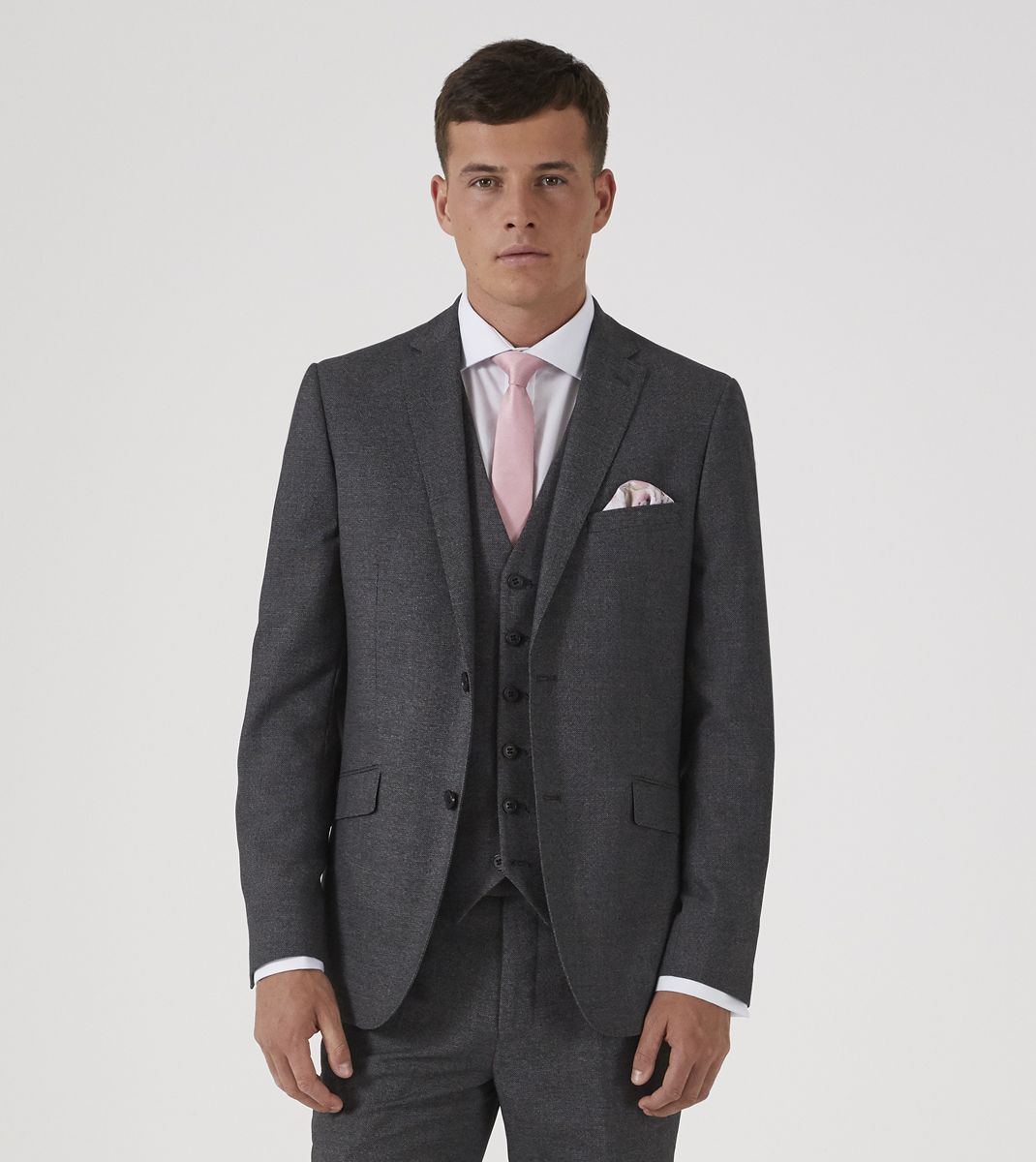 Harcourt Grey 3 Piece Suit
