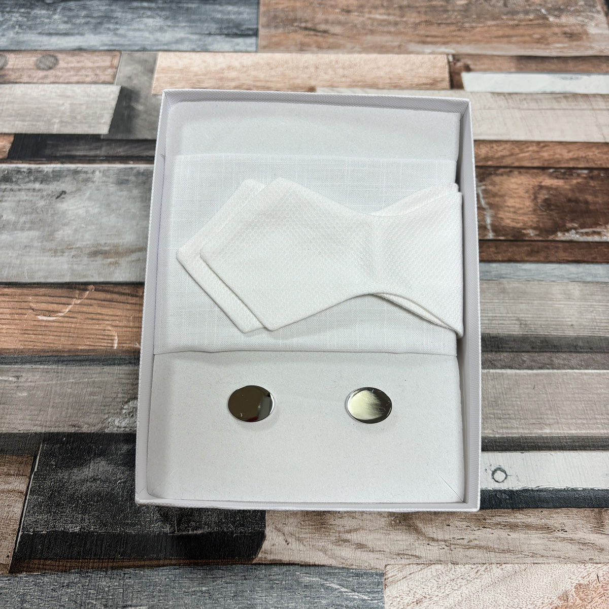 White Marcella Bow Tie
