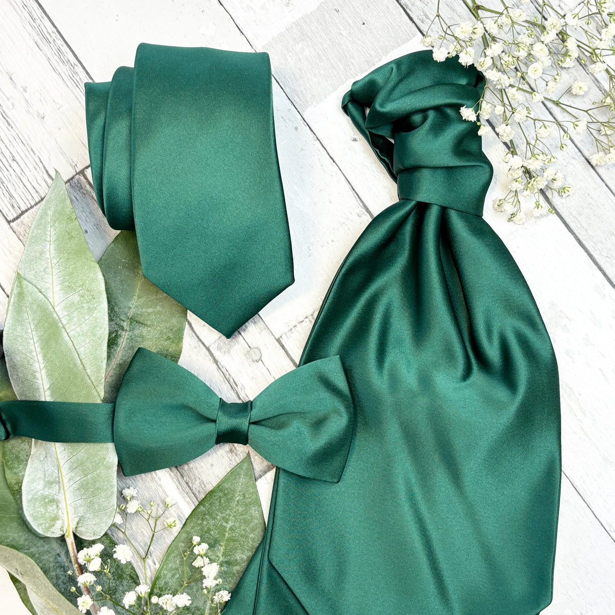 Pine Green Wedding Cravat