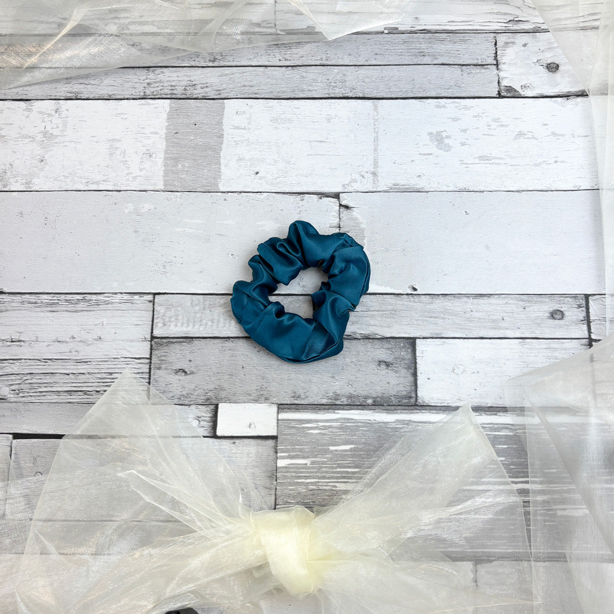 Peacock Wedding Scrunchie