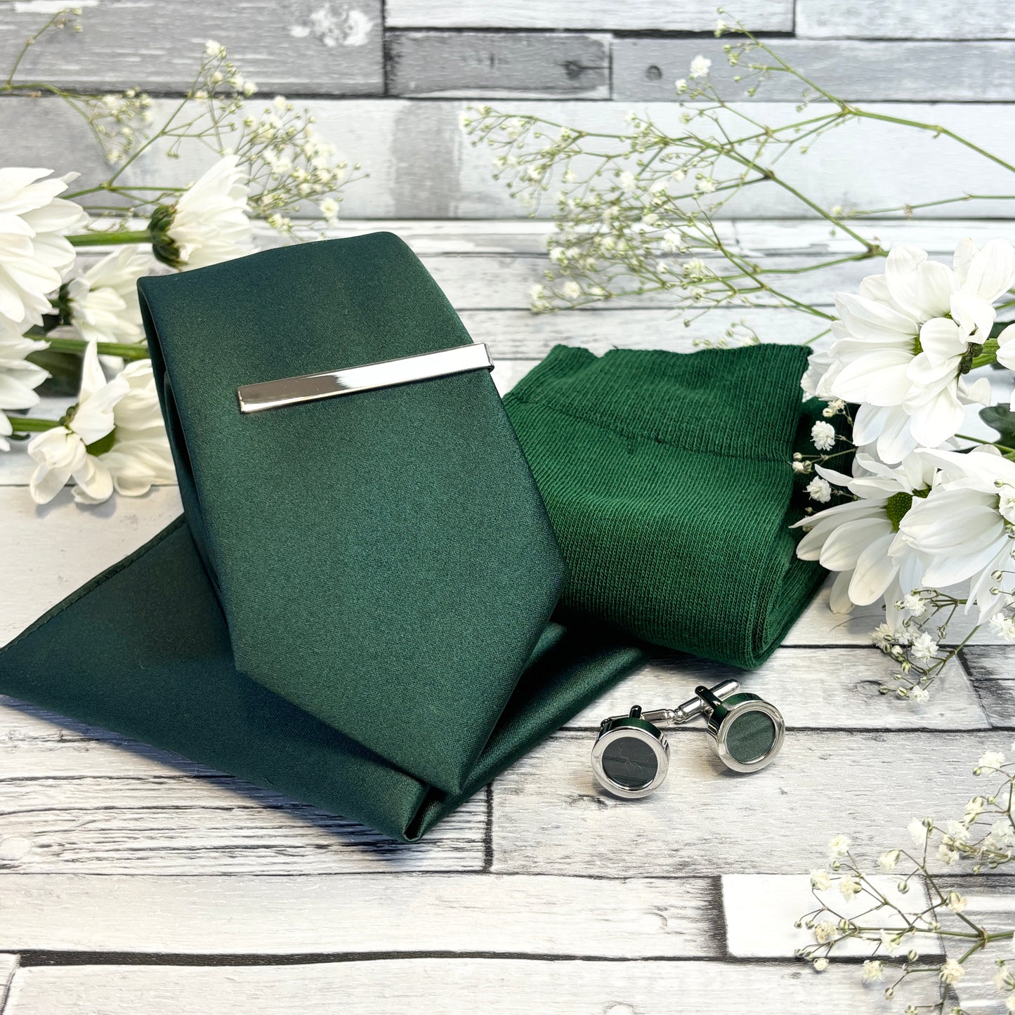 Dark Green Wedding Socks