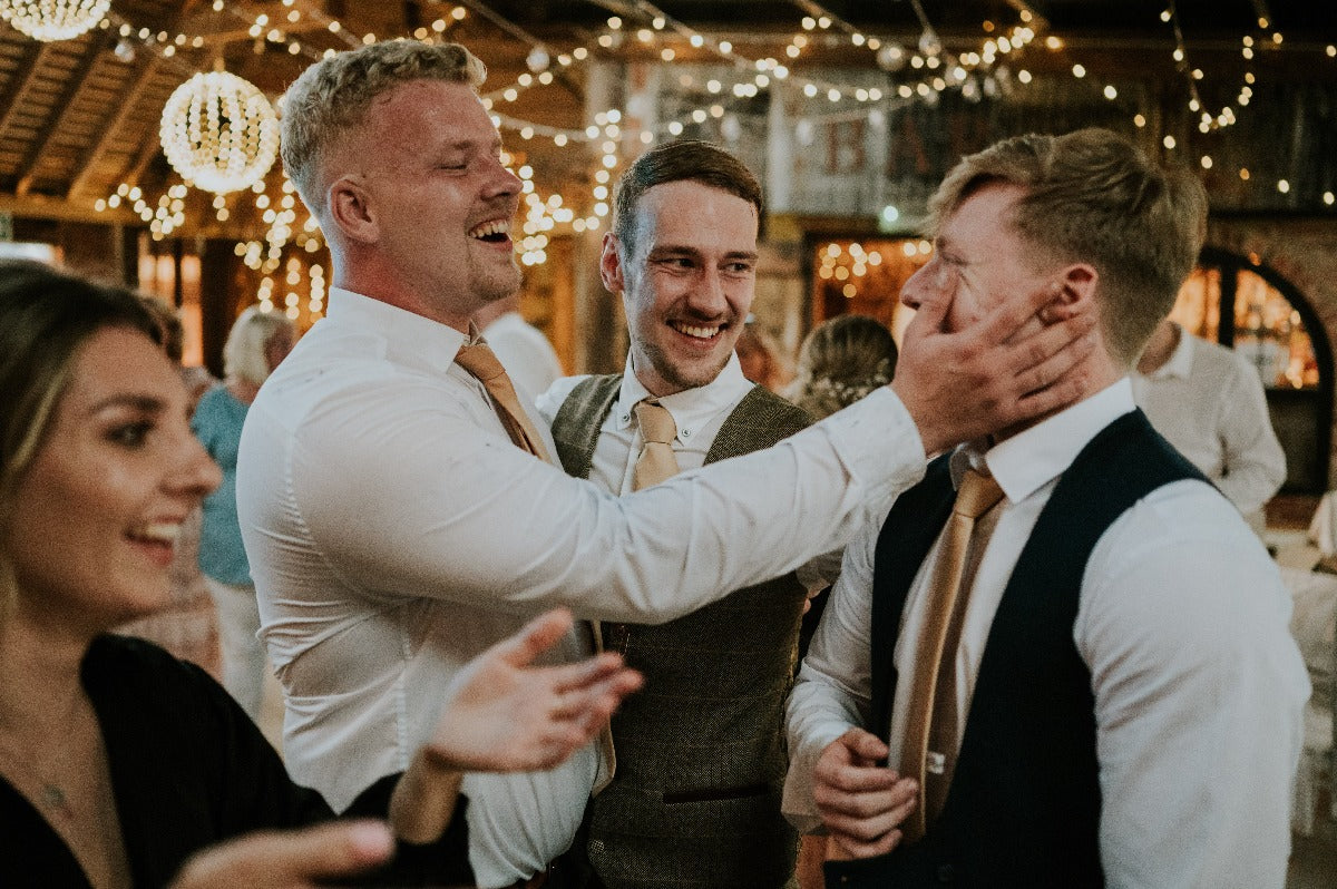 Pale Gold Wedding Tie