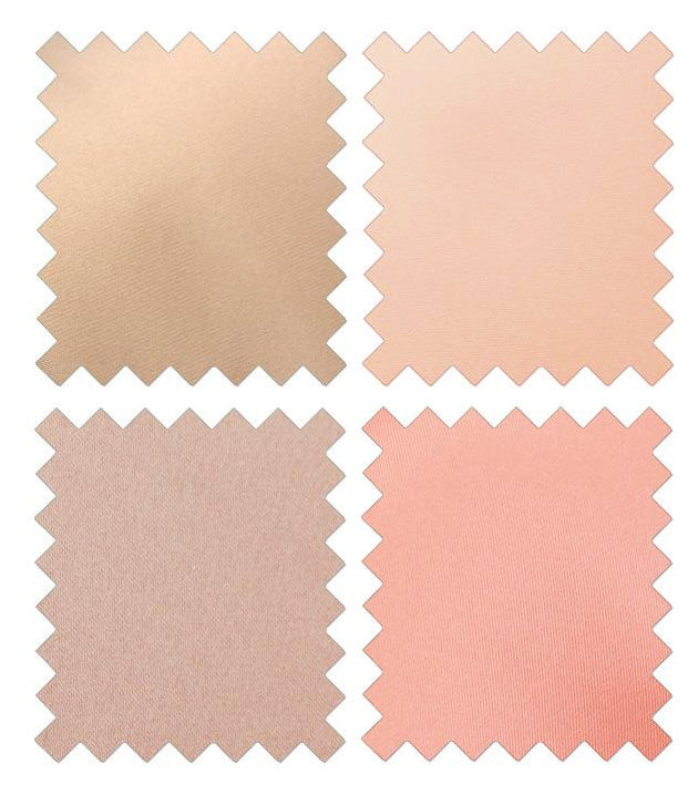 Peach Wedding Tie Swatch Pack