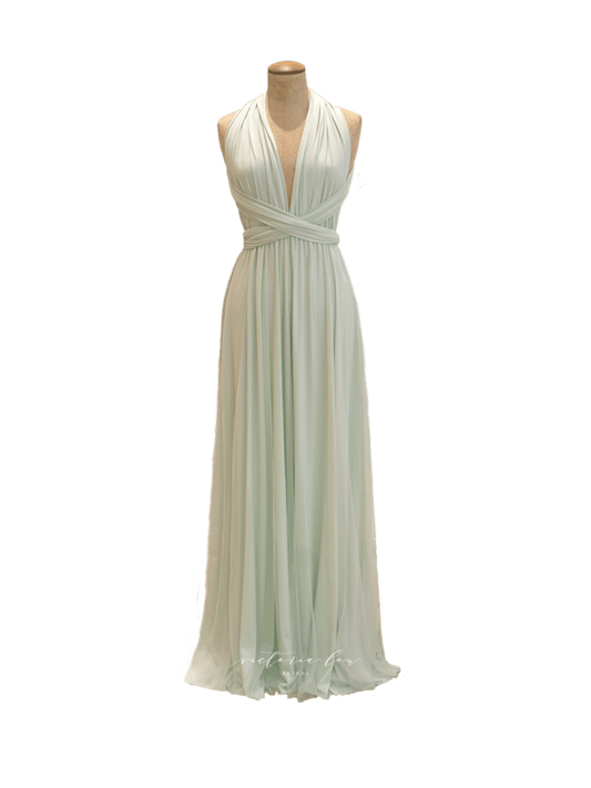 Matching Tie Swatch - Pistachio Dress from Victoria Lou Bridal