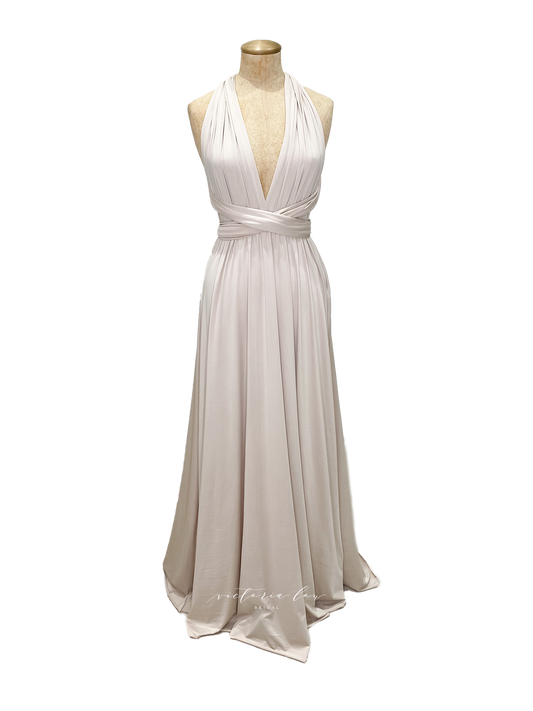 Matching Tie Swatch - Oyster Dress from Victoria Lou Bridal