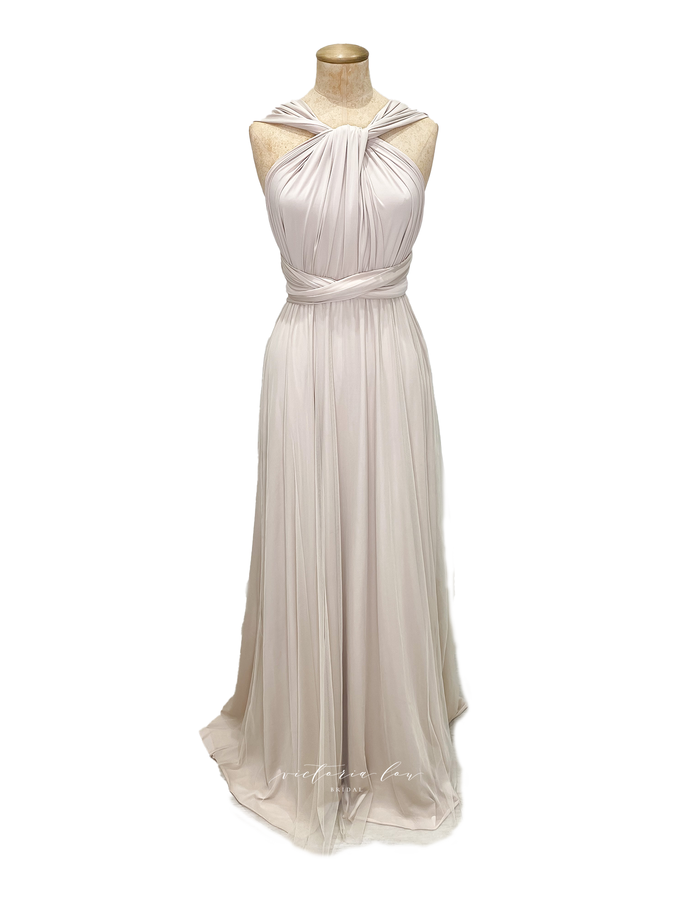 Matching Tie Swatch - Oyster Dress from Victoria Lou Bridal