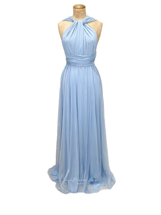 Matching Tie Swatch - Powder Blue Dress from Victoria Lou Bridal