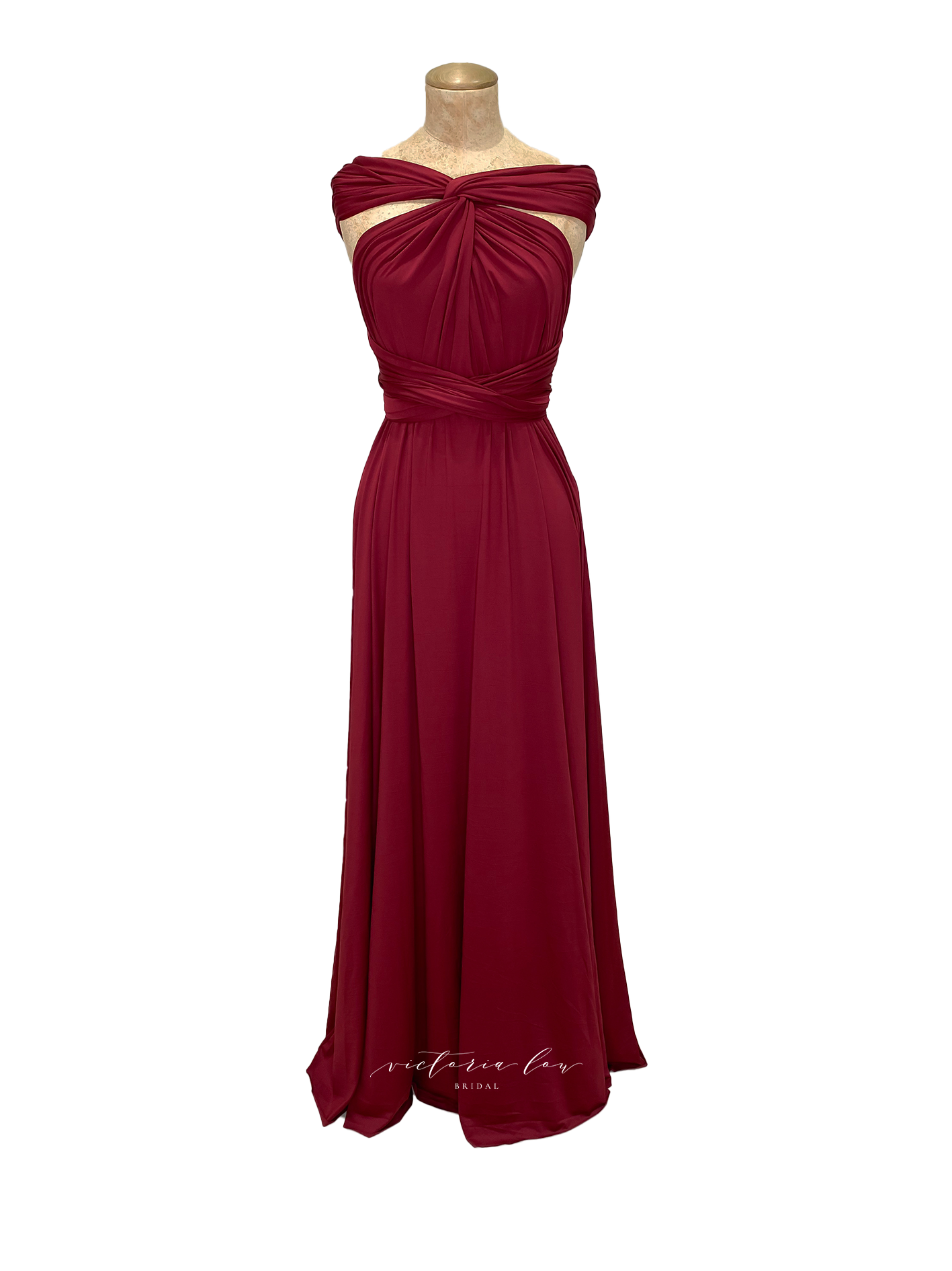 Matching Tie Swatch - Rouge Dress from Victoria Lou Bridal
