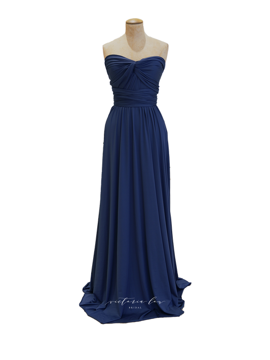 Matching Tie Swatch - Slate Dress from Victoria Lou Bridal