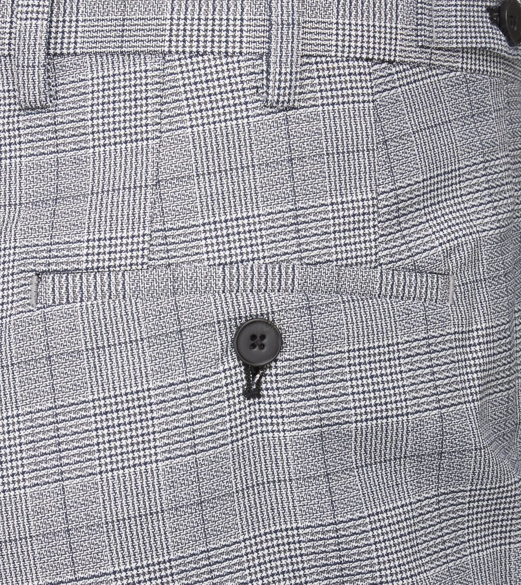 Anello Grey Prince Of Wales Check 3 Piece Suit