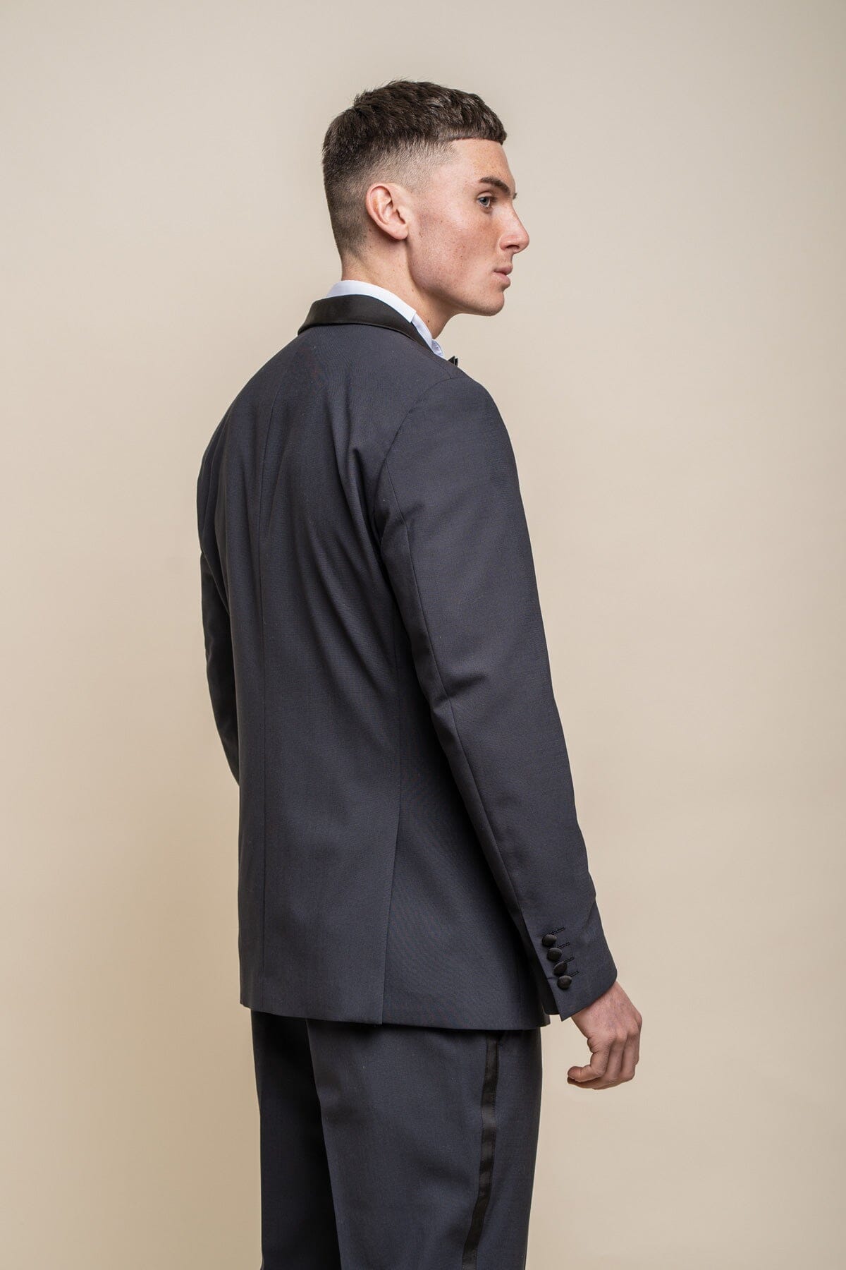 Aspen Midnight Navy Tuxedo 2 Piece Suit - Suits -