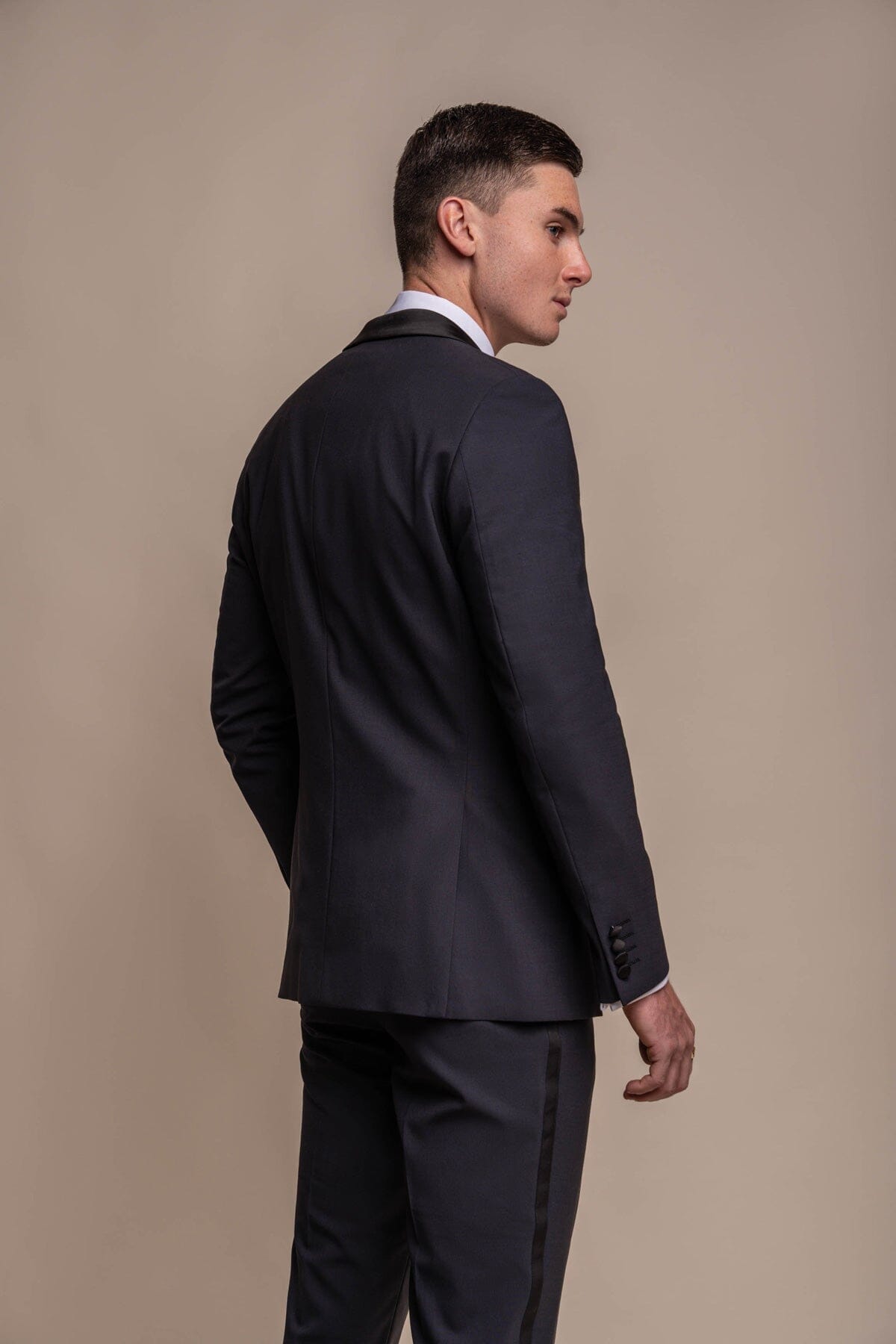 Aspen Midnight Navy Tuxedo 2 Piece Suit - Suits -