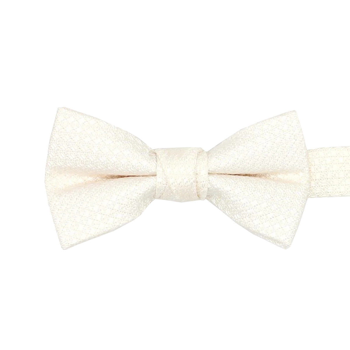 Neat Ivory Woven Boys Bow Ties
