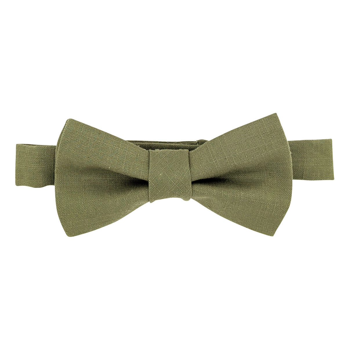 Khaki Cotton Boys Bow Ties