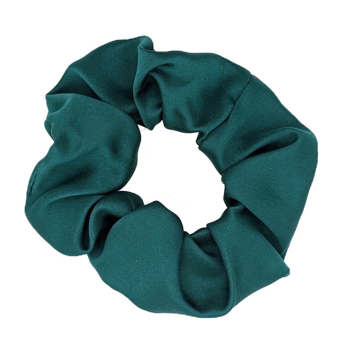 Bridesmaid hair scrunchie in Blue Teal