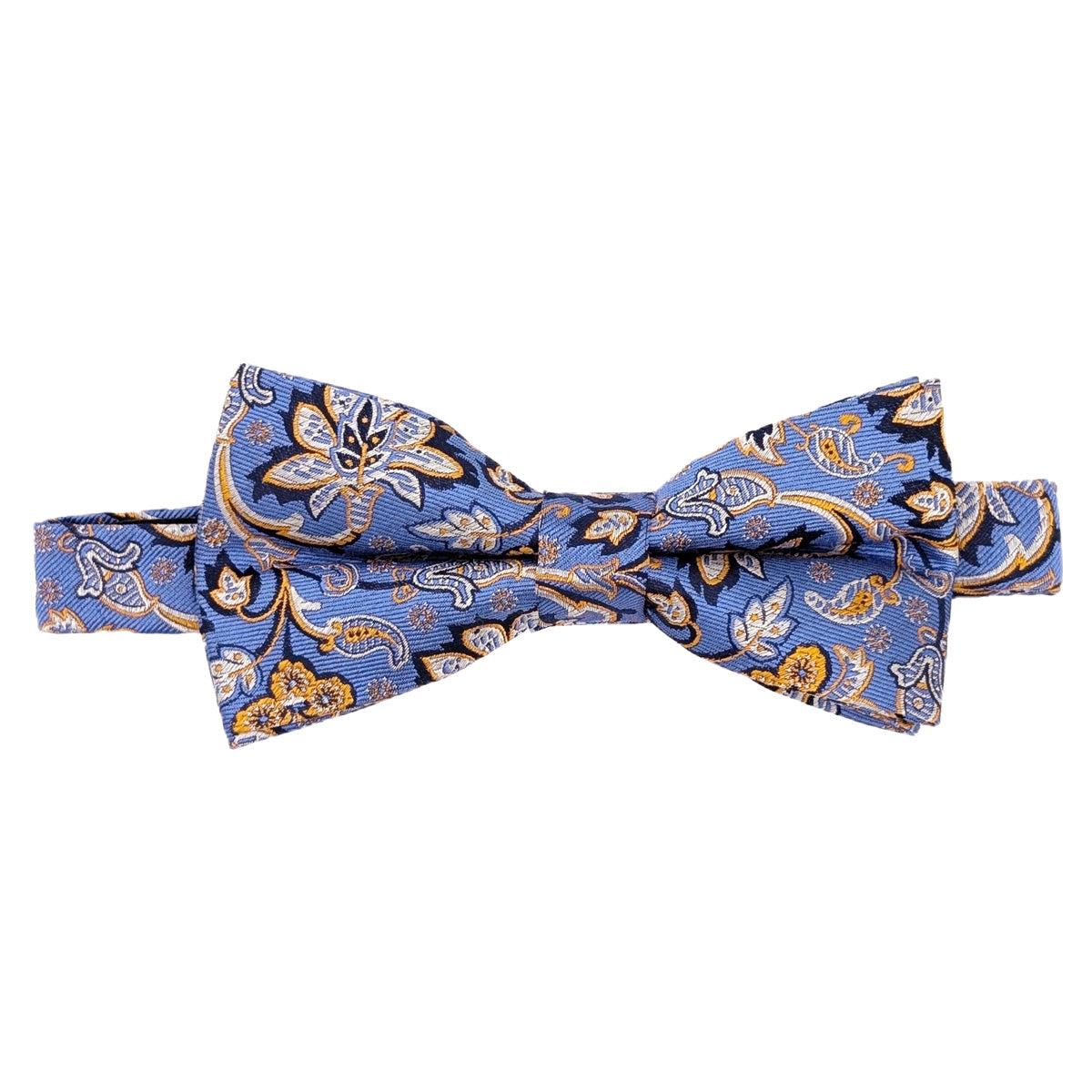 Dark Cornflowers Silk Bow Tie