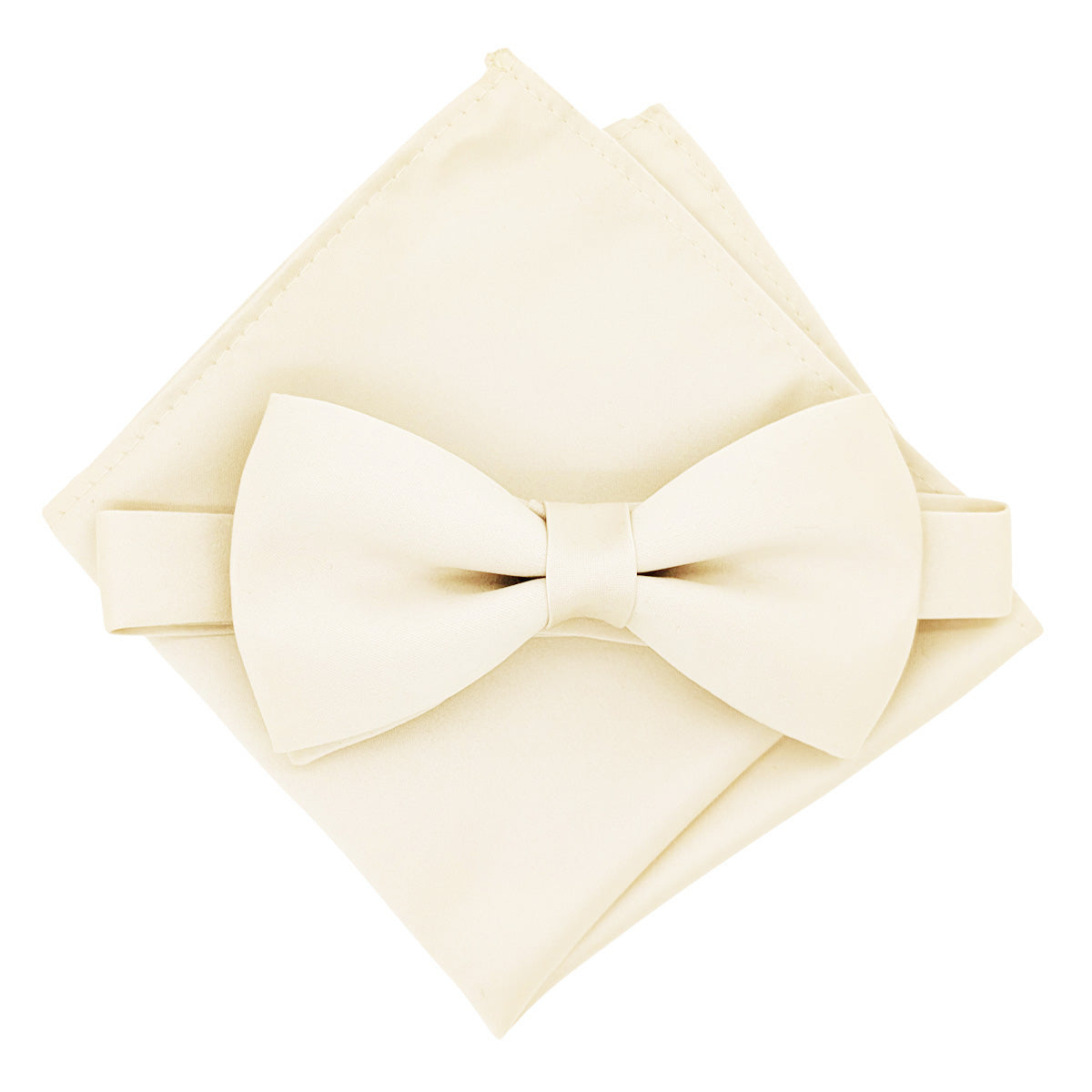 Vanilla Suede Bow Tie
