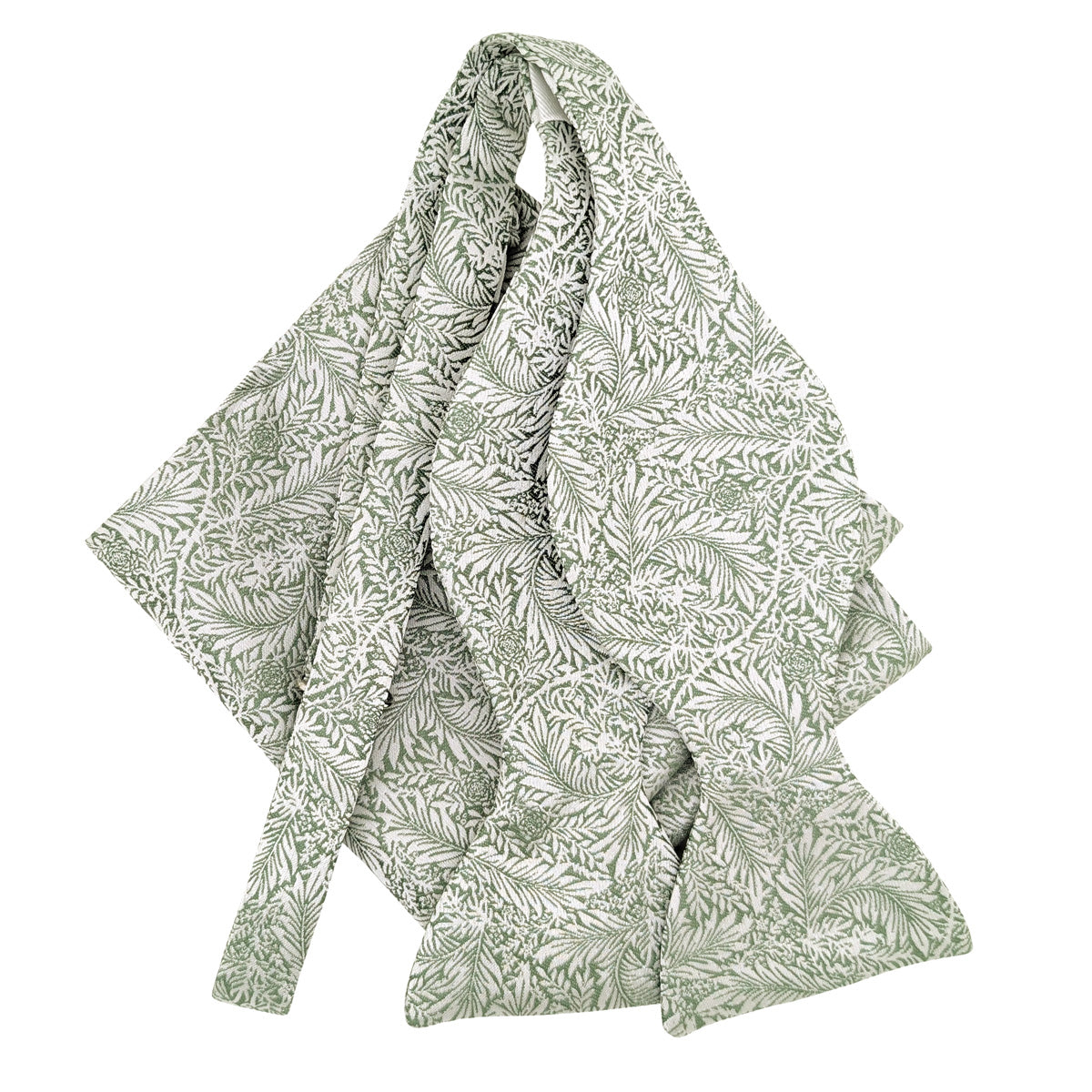 Sage & Silver Leaves Pocket Square