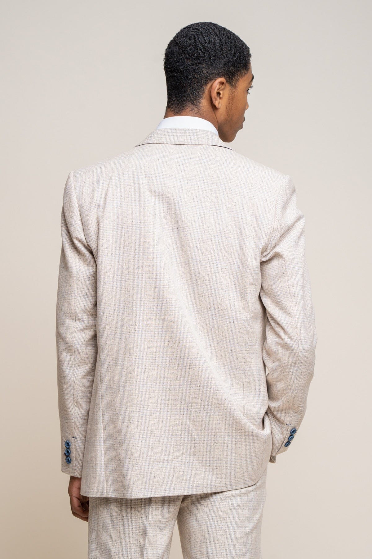 Caridi Beige Boys 3 Piece Suit - Childrenswear -