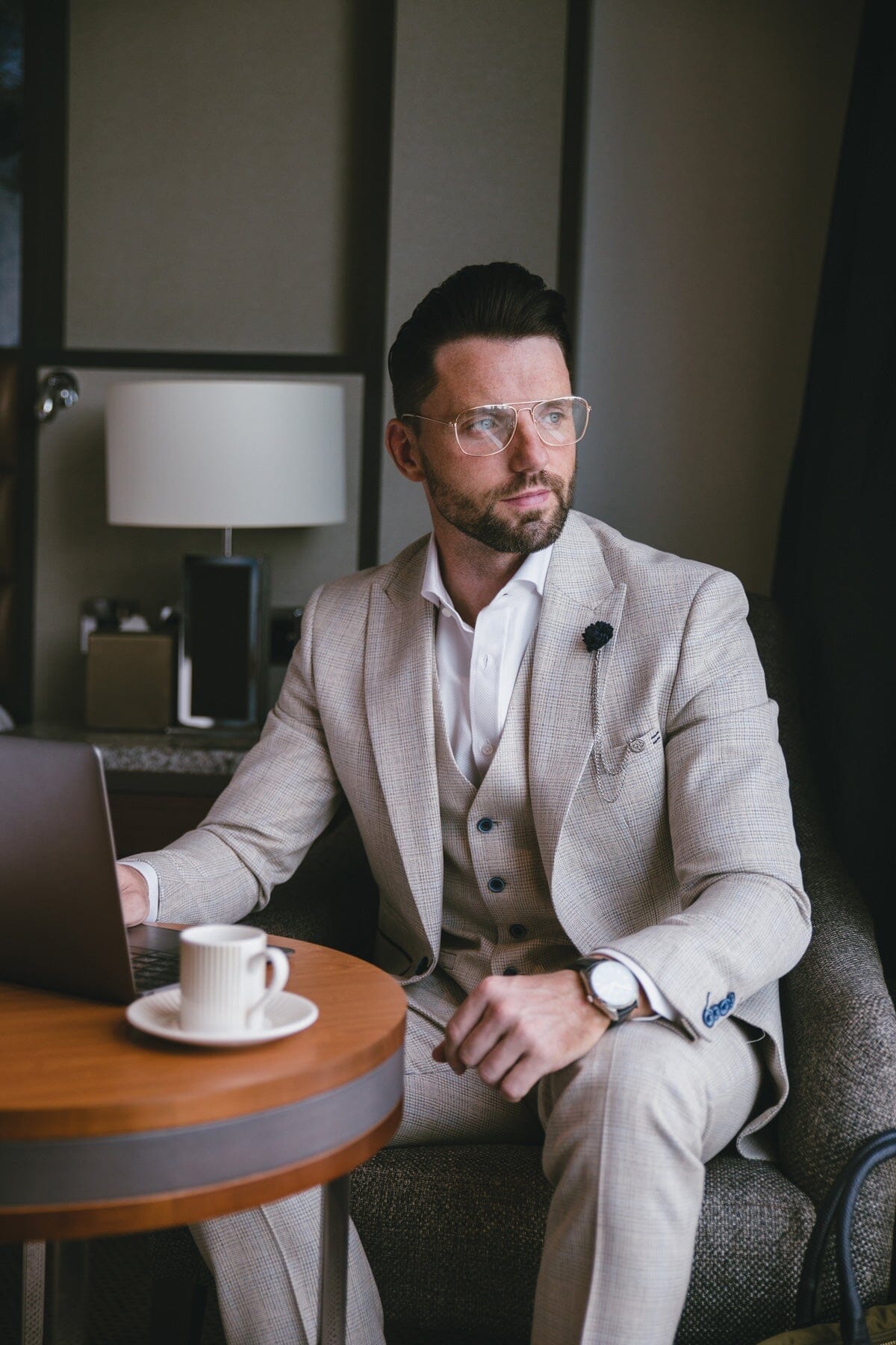 Caridi Beige Jacket - Blazers & Jackets -