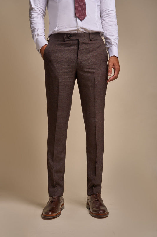 Caridi Brown Trousers - Trousers - 28R