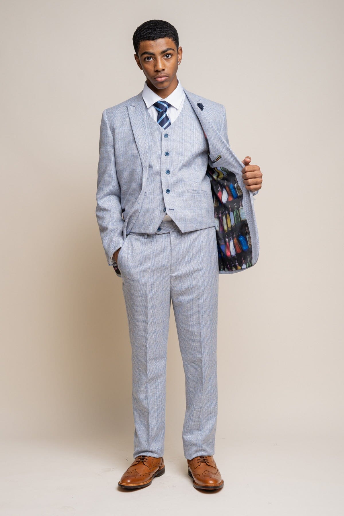Caridi Sky Boys 3 Piece Suit - Childrenswear -