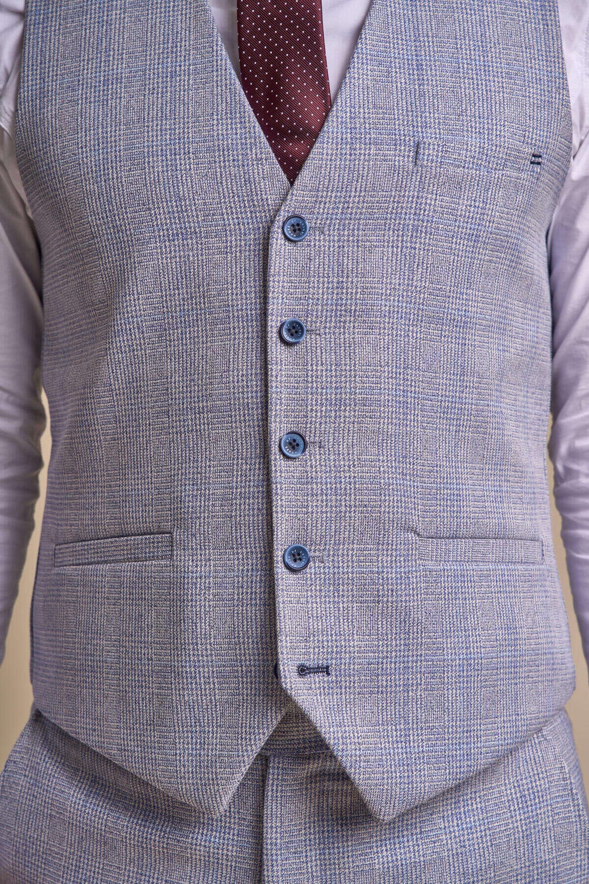 Caridi Sky Waistcoat - Waistcoats -