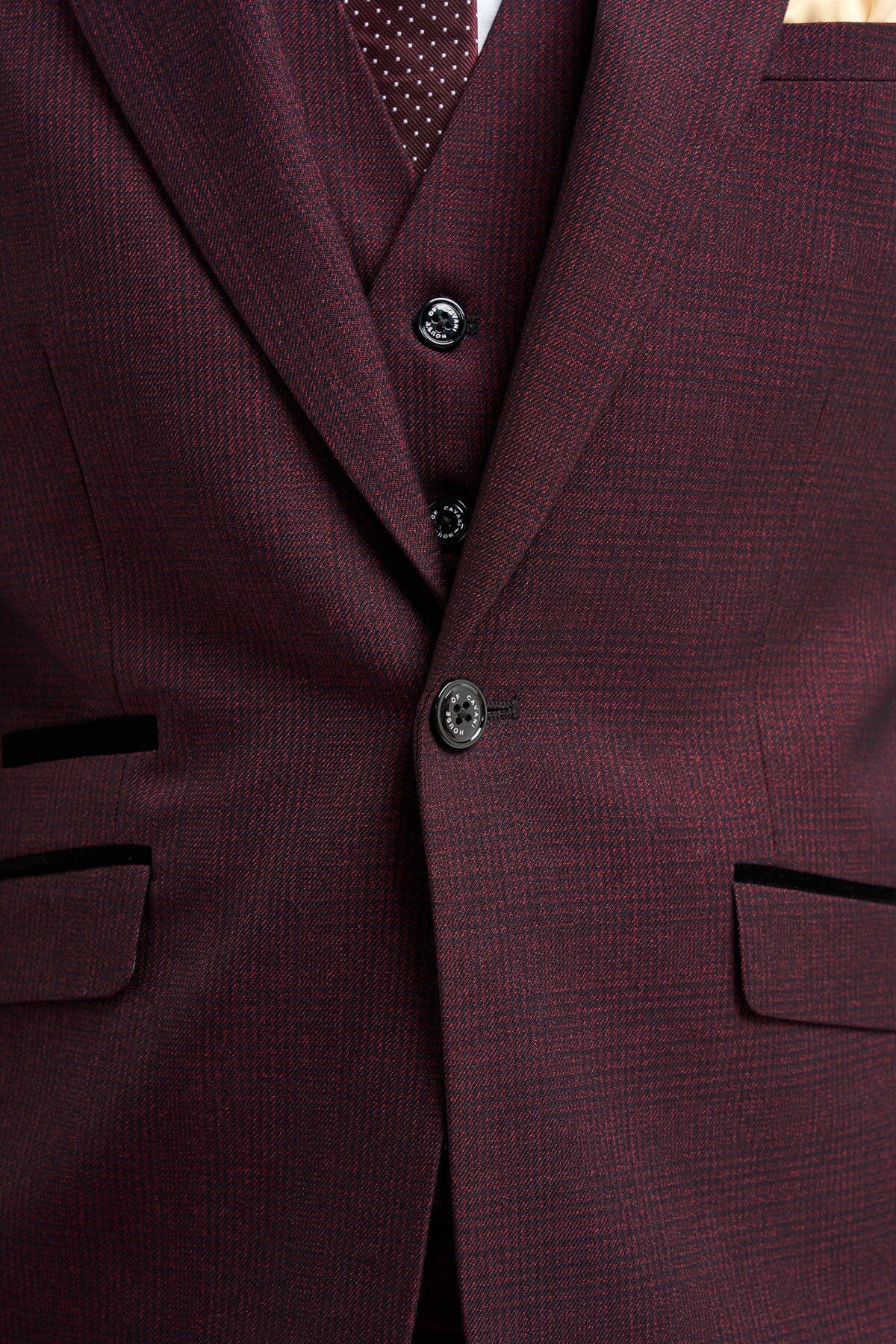Caridi Wine Blazer - Blazers & Jackets -