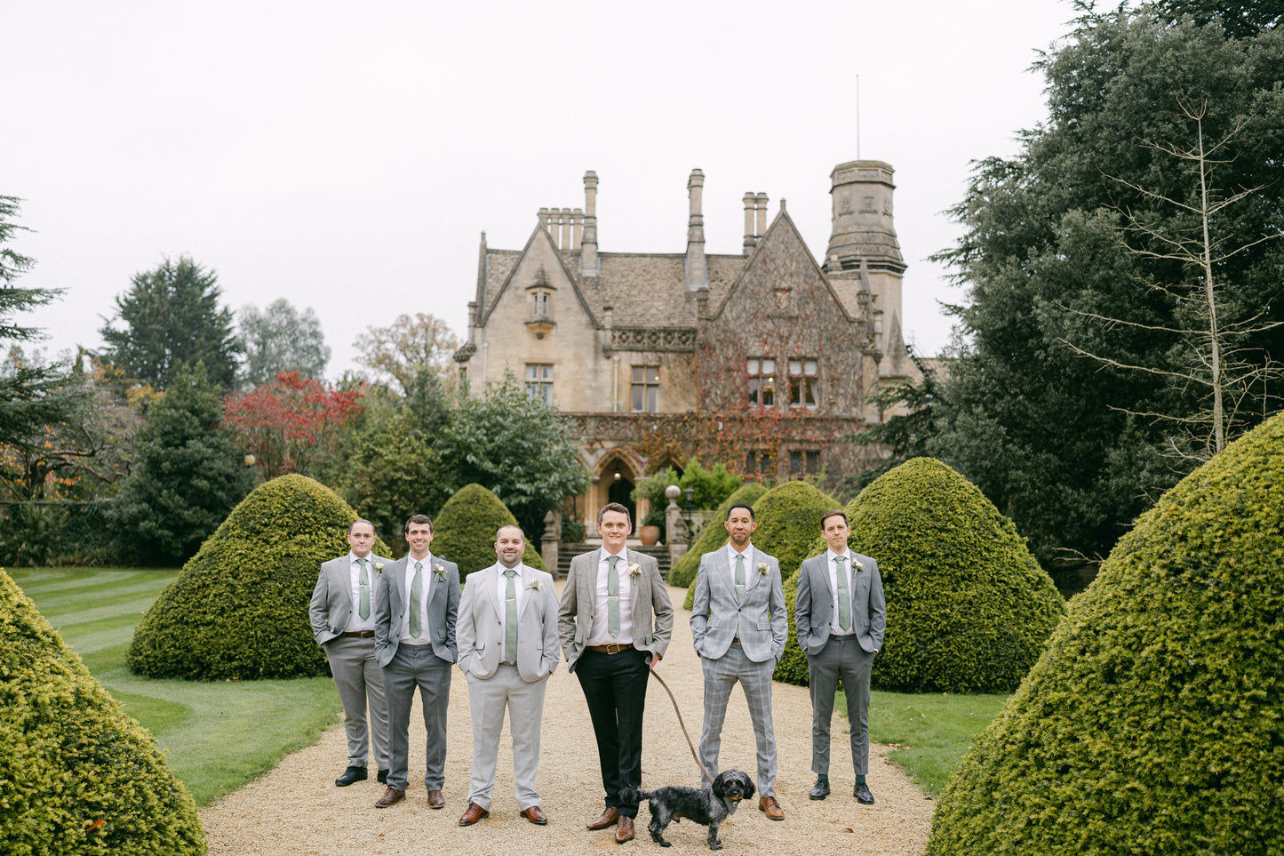 Leaf Green Wedding Tie