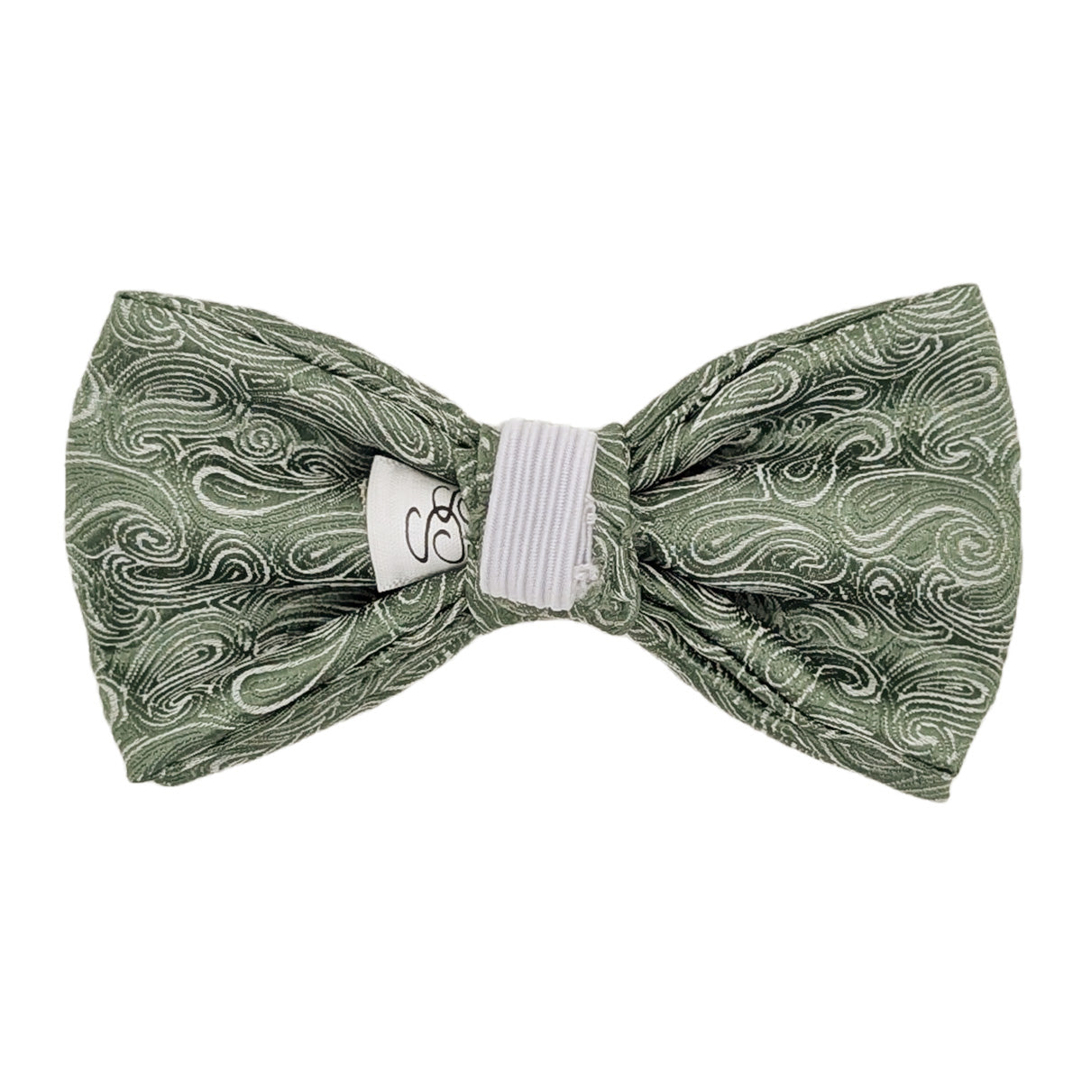 Wild Sage Paisley Dog Bow Tie