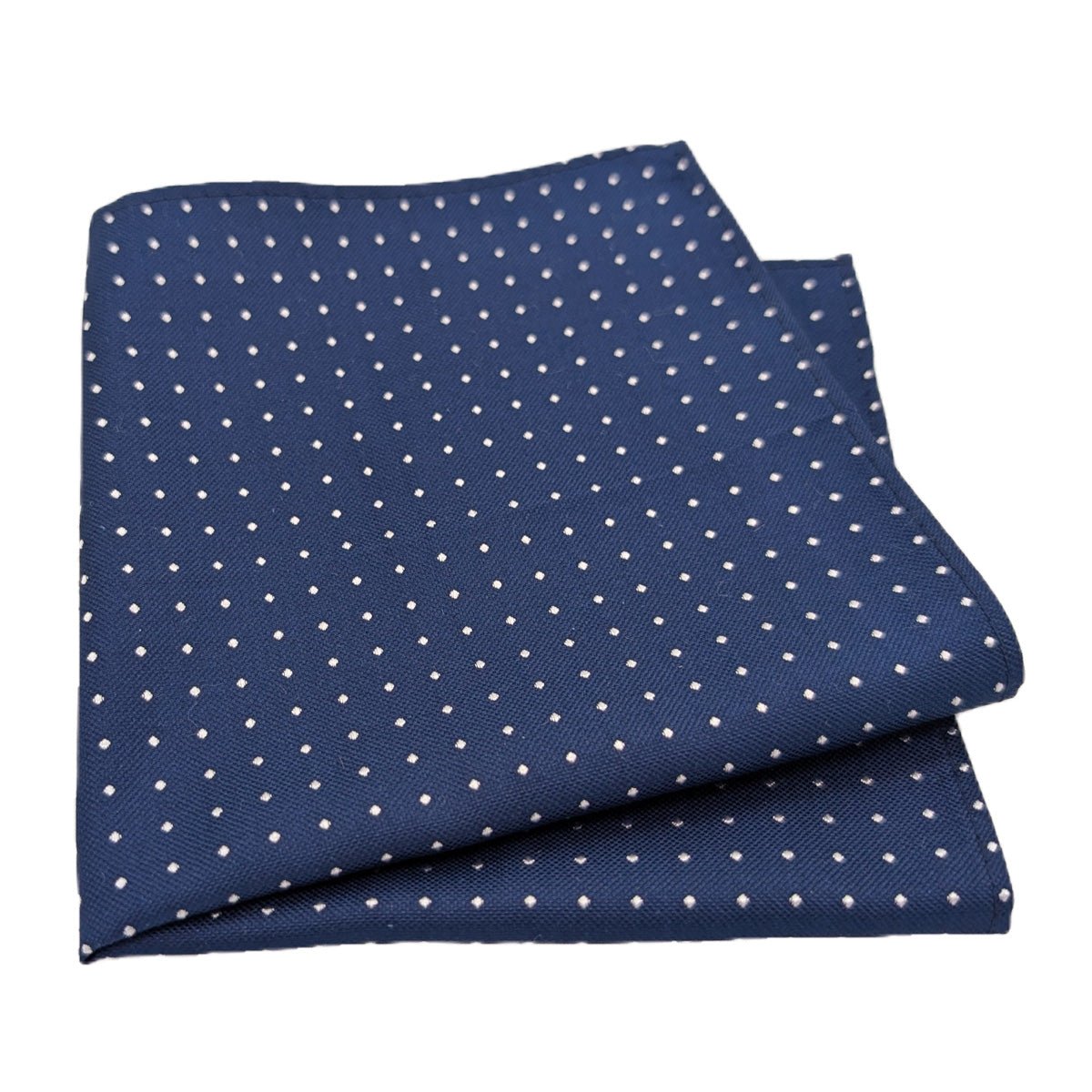Dotty Navy Silk Wedding Swatch - Swatch - Swagger & Swoon