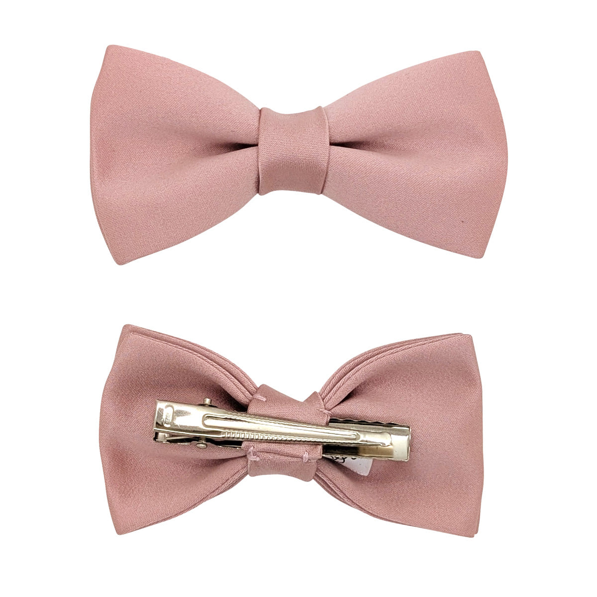Suede Pink Hair Bow