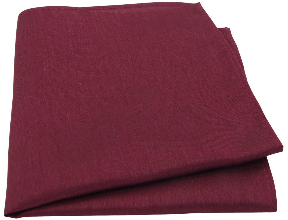 Scarlet Shantung Pocket Square