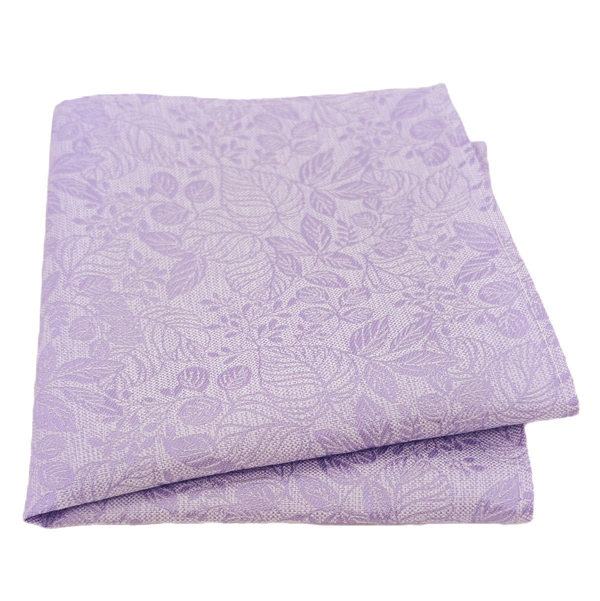Cool Lilac Woodland Leaves Wedding Swatch