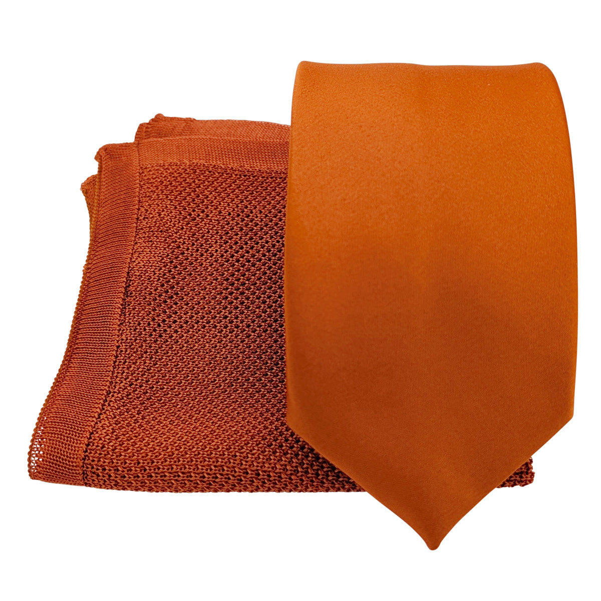 Mix and Match - Rust Knitted Silk & Rust Wedding Set