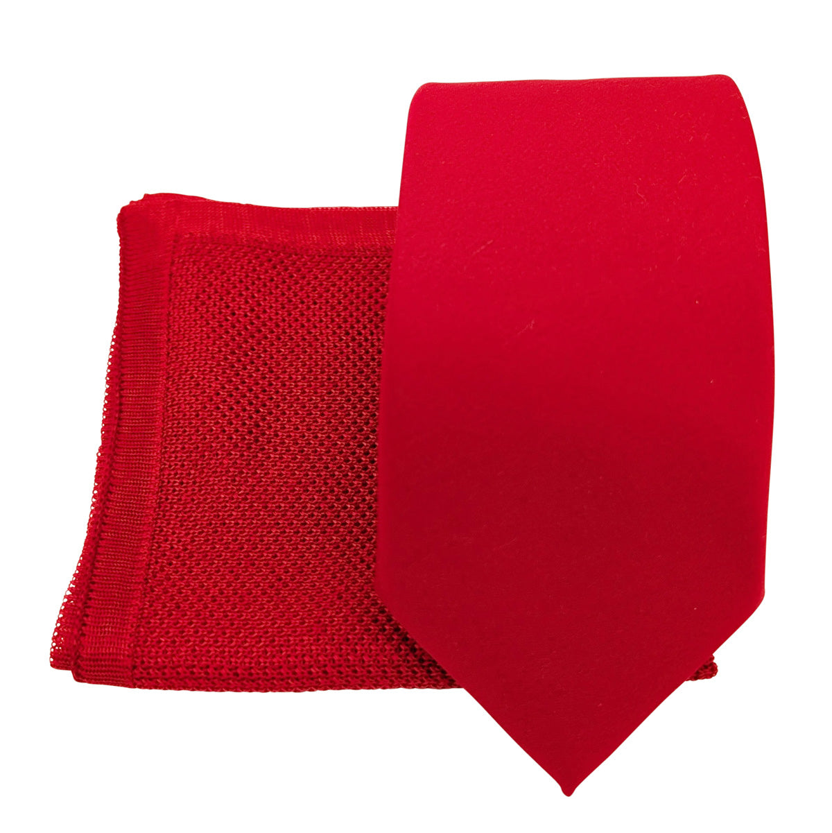 Mix and Match - Scarlet Knitted Silk & Flame Red Wedding Set