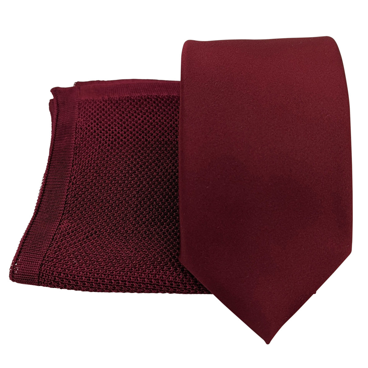 Mix and Match - Mahogany Knitted Silk & Bordeaux Wedding Set