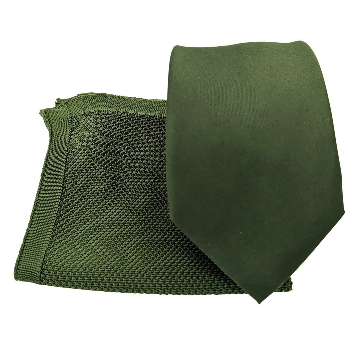 Mix and Match - Deep Moss & Olive Knit Wedding Set