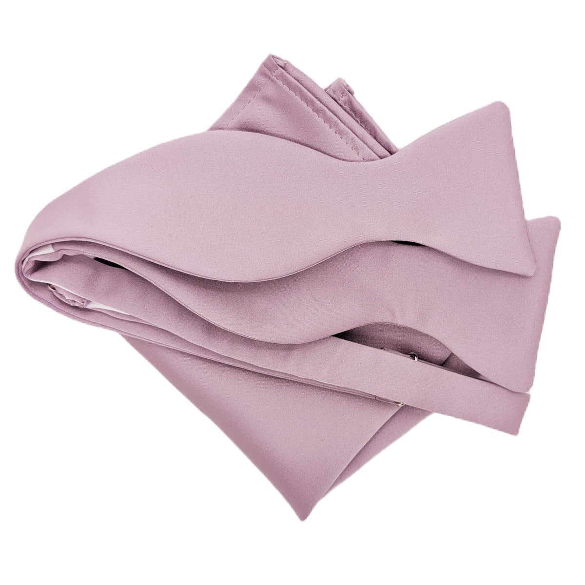 Lavender Frost Bow Tie - Wedding Bow Tie - Self - Tie - Add Pocket Square - Save £1.00 - Swagger & Swoon