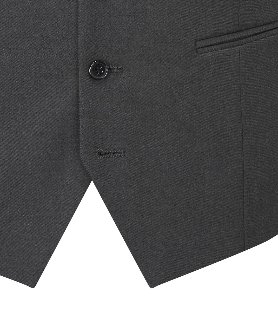 Madrid Charcoal Waistcoat - Waistcoats - 34R - Swagger & Swoon