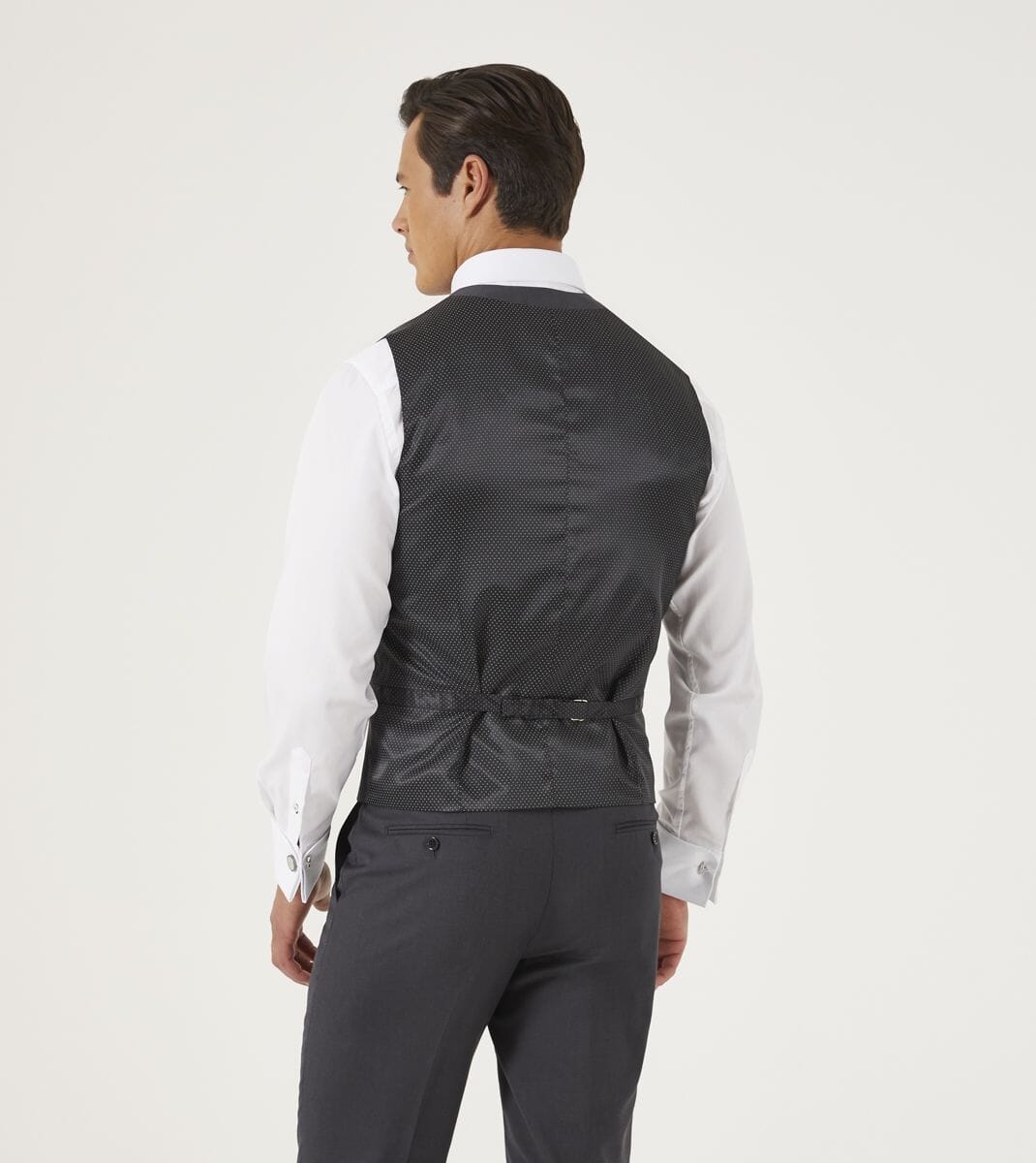 Madrid Charcoal Waistcoat - Waistcoats - 34R - Swagger & Swoon