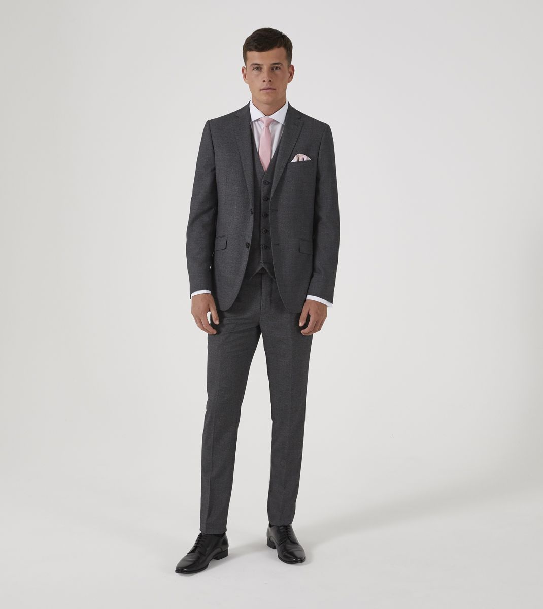 Harcourt Grey 3 Piece Suit