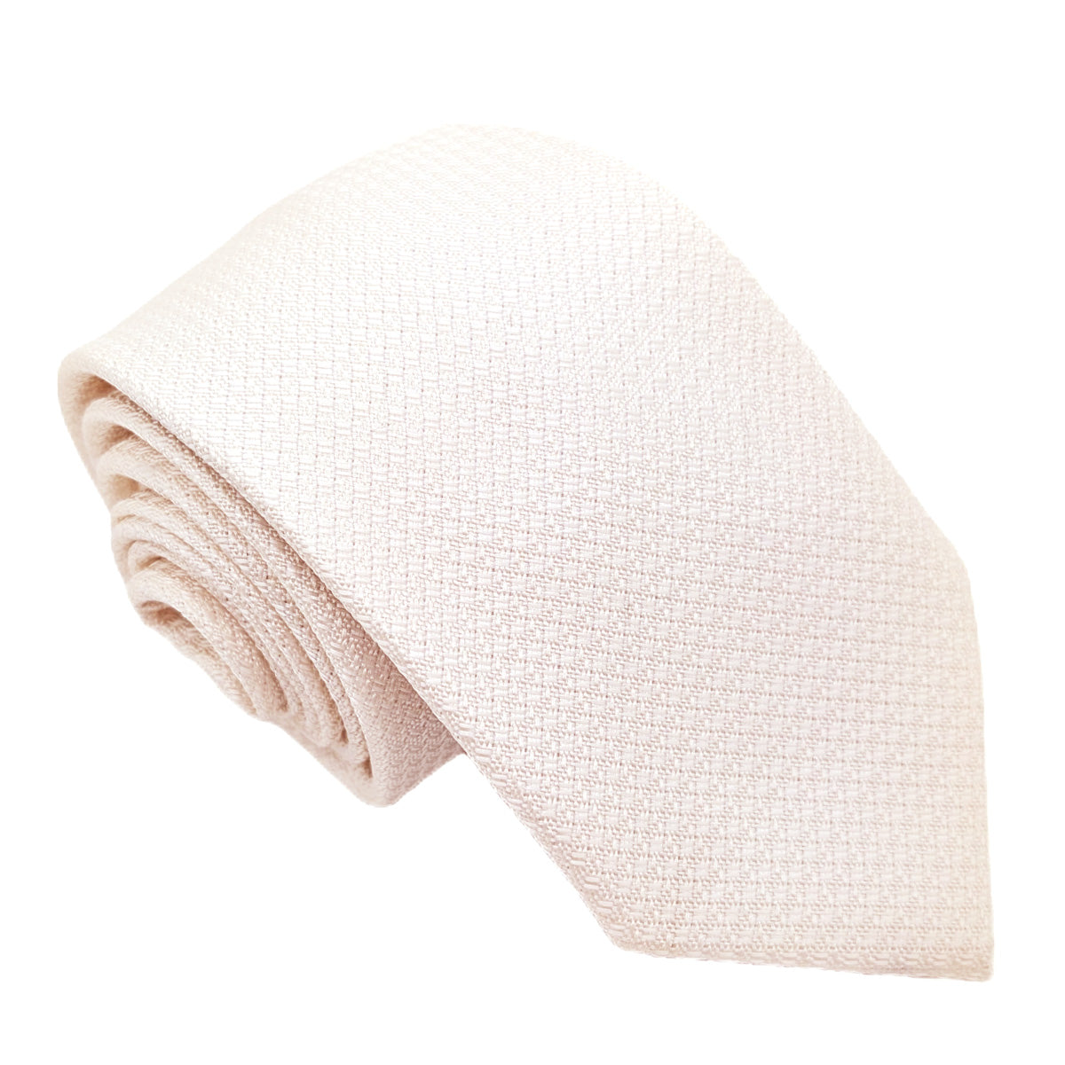 Mix and Match - Ivory Patterned & Ivory Wedding Tie Set