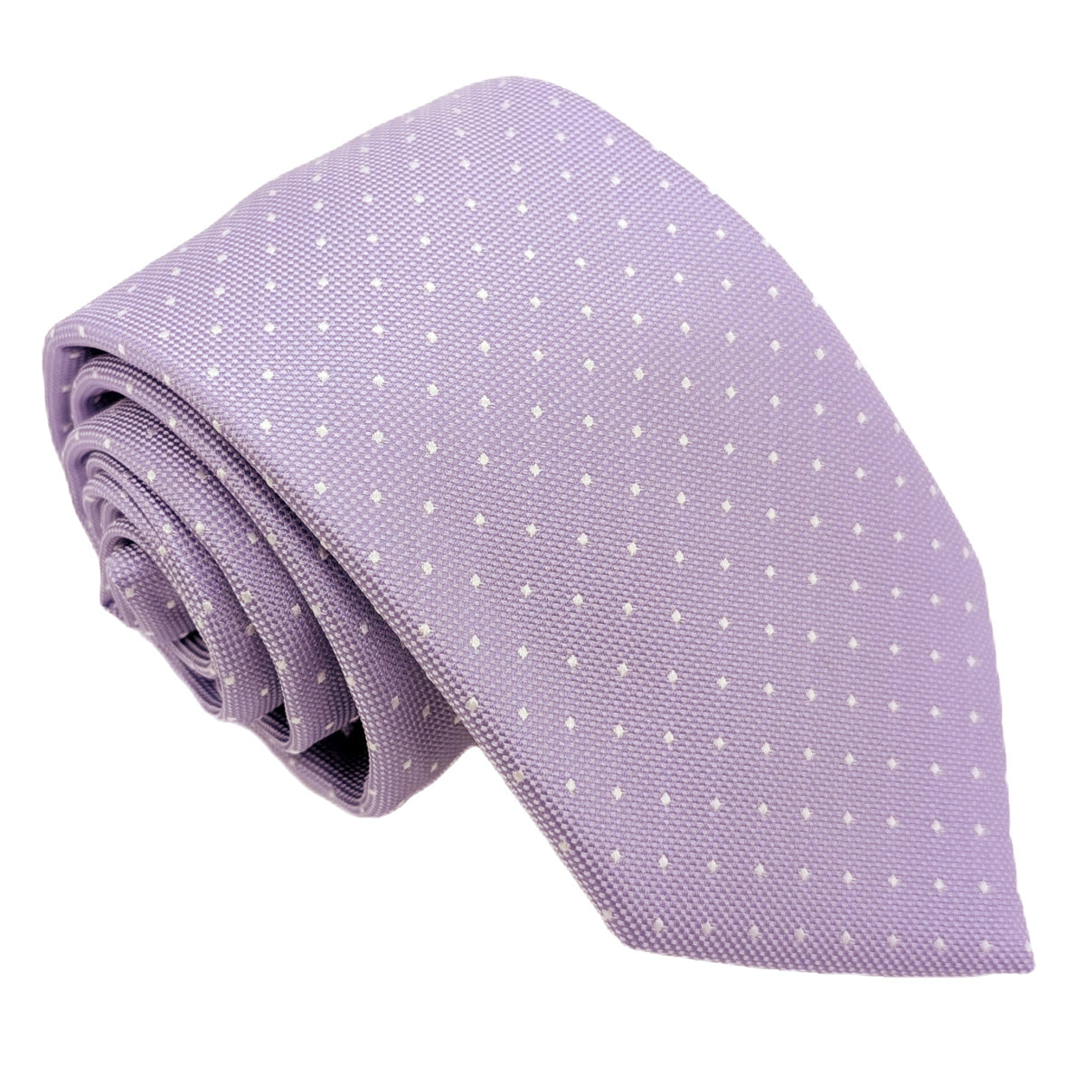 Cool Lilac Pin Dots Wedding Swatch
