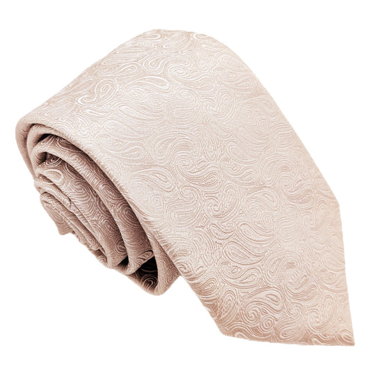 Oyster Paisley Wedding Tie
