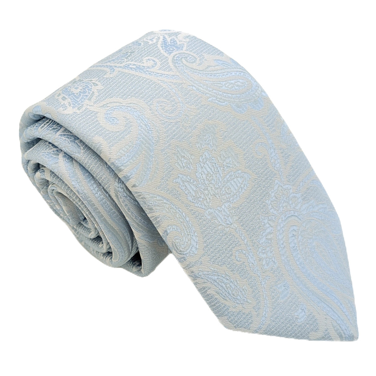 Mix and Match - Blue Patterned & Blue Wedding Tie Set